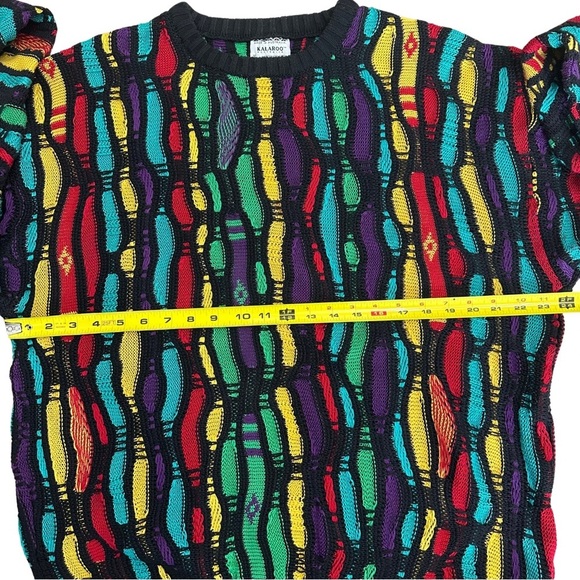 KALAROO AUSTRALIA COOGI Style Crewneck Sweater SZ XLarge Hip Hop Vtg 80’s 90’s - Picture 5 of 7